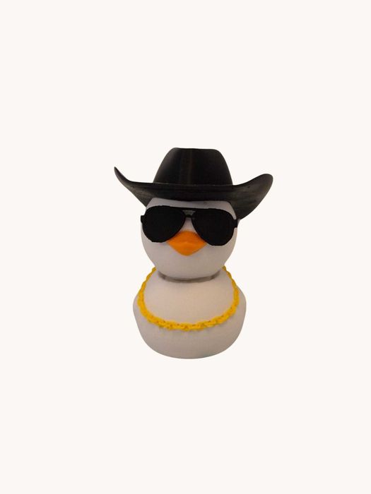 Figurină Rățușcă Gangster — Bobble-head | Printat 3D