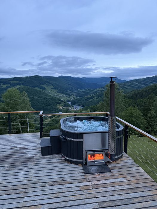 Cabana de inchiriat A-frame SkyDeck Cabin