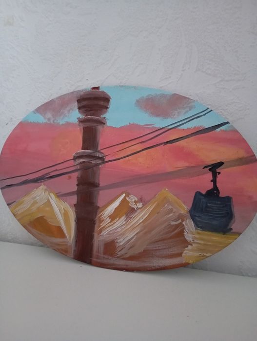 Художественные картины гуашь на холсте