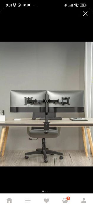 Кампютерный монитор Кранштейн новый прадам