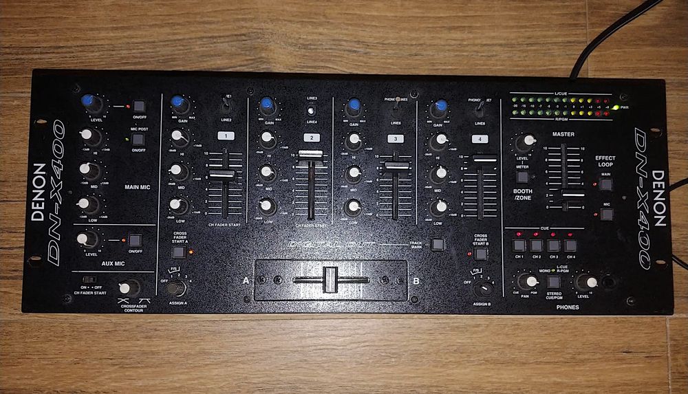 Denon  DN-X400 mixer consola mixaj pt. DJ 4 canale  Sony Pioneer Traktor Allen & Heath Formula Sound