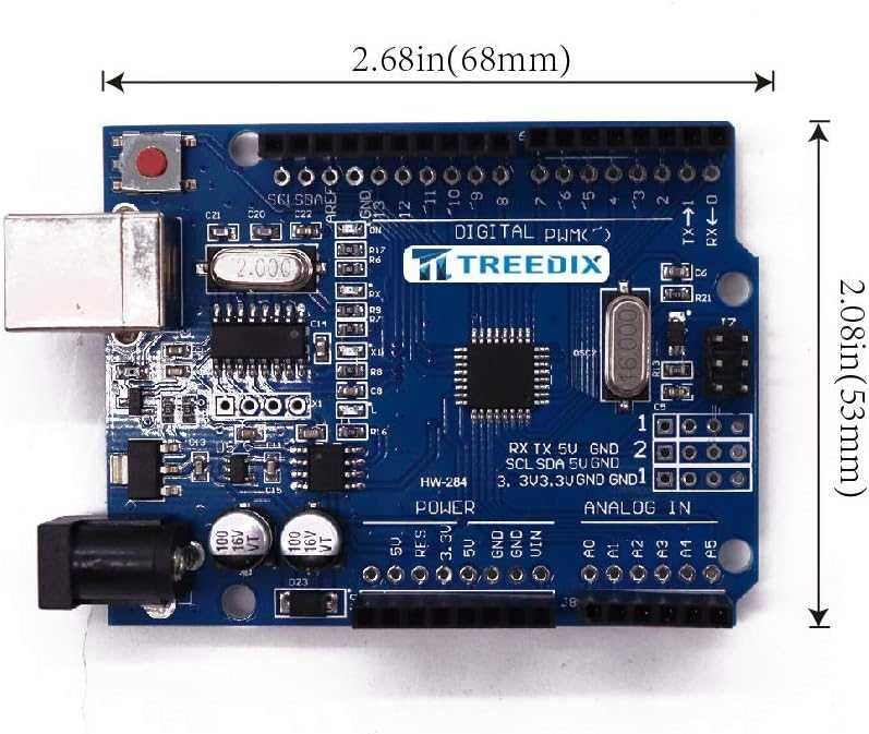 Платка за разработка TREEDIX ATmega328P CH340