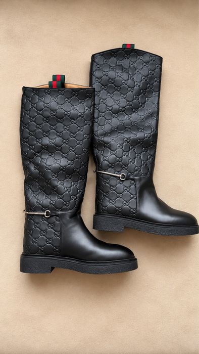 Gucci Кожени ботуши