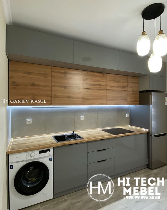 Кухонная мебель Кухонный гарнитур шкаф для кухния Oshxona mebel Hitech