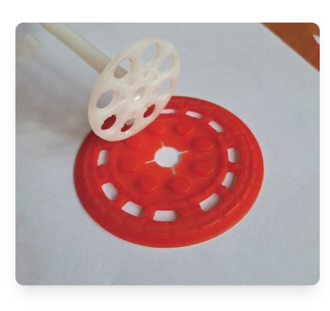 Дюбели фасадные для утеплителя с оцинкованным гвоздём | OBP.UZ