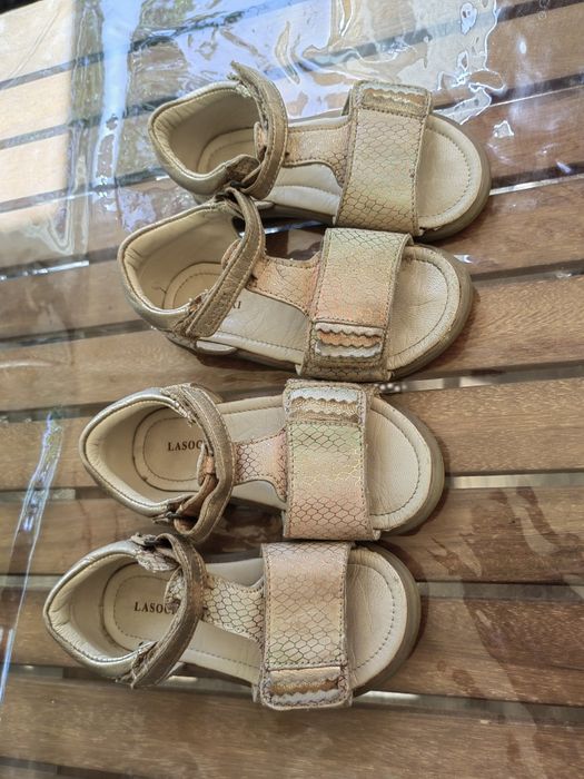 Sandale  piele măr 24