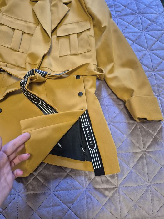 Елегантен костюм Junona ,цвят горчица