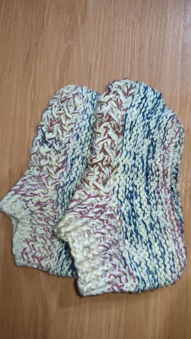 Тапочки вязаные крючком.