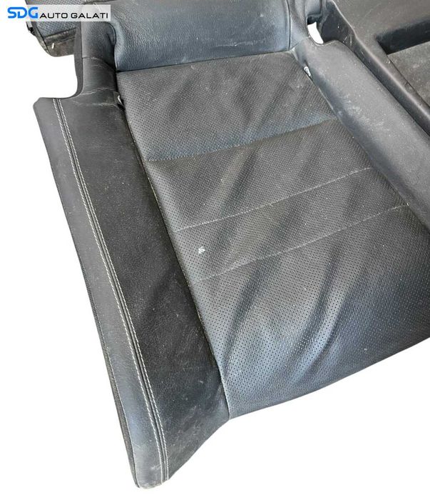 Bancheta Spate Sezut cu Spatar Piele Neagra Mercedes Clasa E Class W207 A207 C207 Coupe Cabrio E180 E200 E220 E250 E300 E320 2009 - 2016 [C9297]