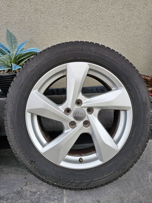 Jante originale Audi R18 + Anvelope iarna 235 55 18