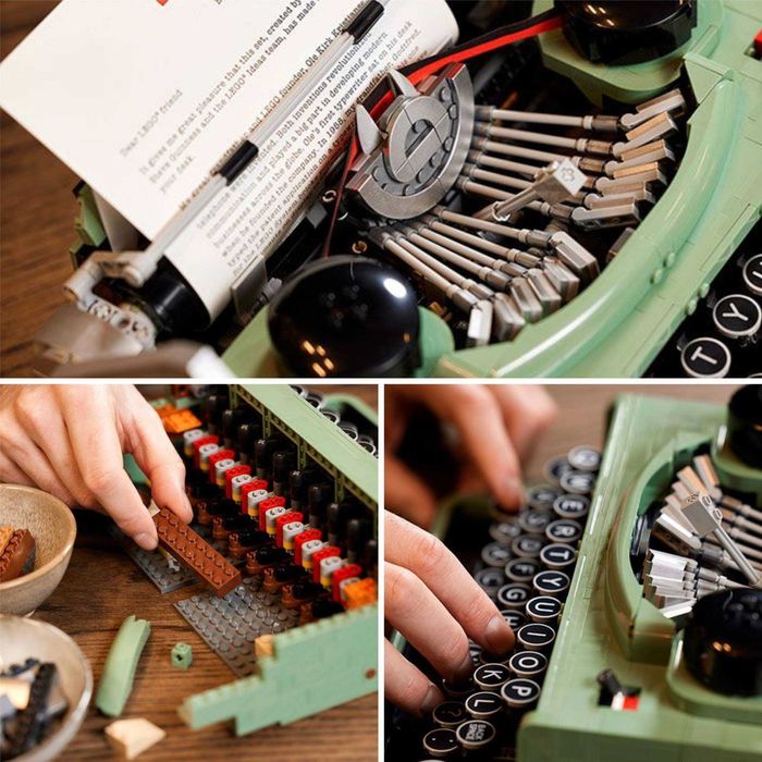 NOU TIP lego Masina de scris 21327 2079 piese