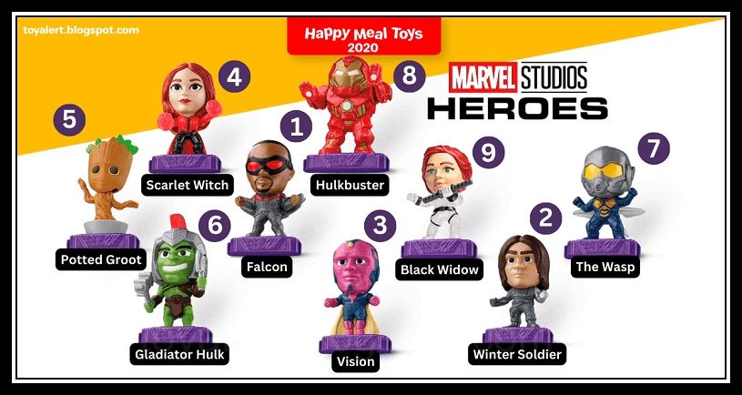 Mcdonalds happy meal toys