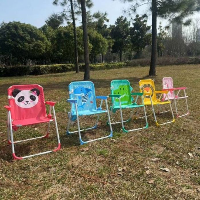 Детски сгъваем шезлонг с чадър