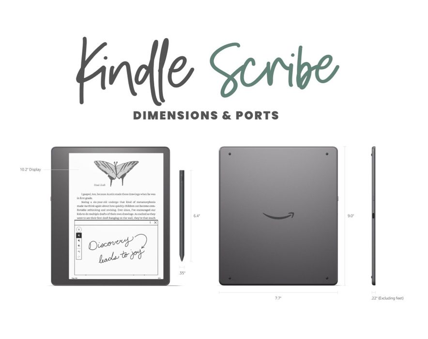Amazon Kindle Scribe Электронный Блокнот+ Электронная Книга ( 2 в 1 )