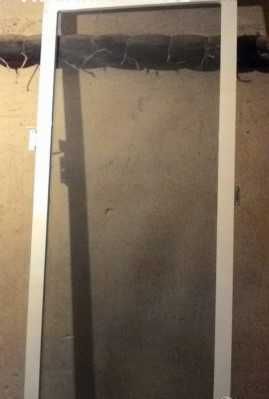 Комарник алуминиев профил за врата, комплект