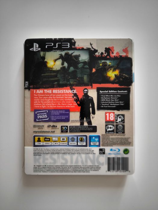 Resistance 3 Special Edition Steelbook  PS3 Playstation 3 ПС3
