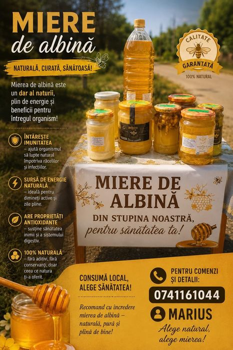Miere de vanzare