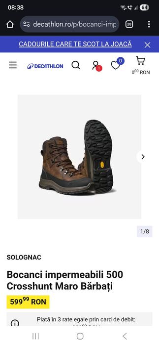 Bocanci vânătoare solognac Noi