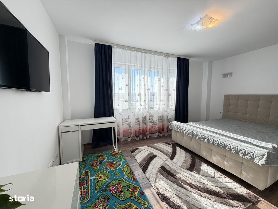 Chirie Apartament 2 camere Mioveni, Bloc Nou, modern, mobilat
