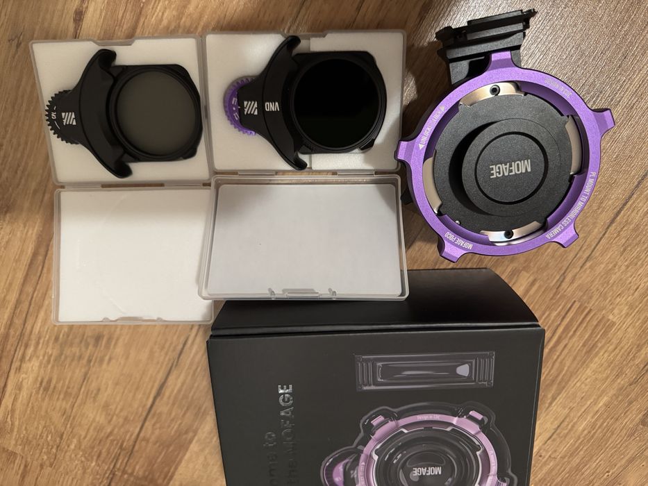 Adaptor PL  MOFAGE POCO -Sony Nou + filtru VND si CPL cinema video PL