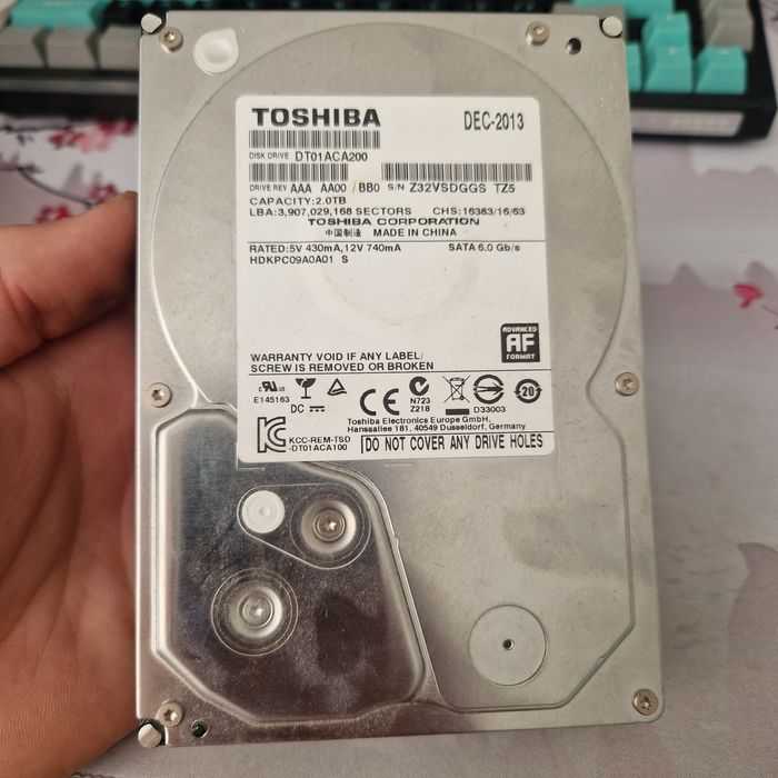 TOSHIBA 2TB , жесткий диск
