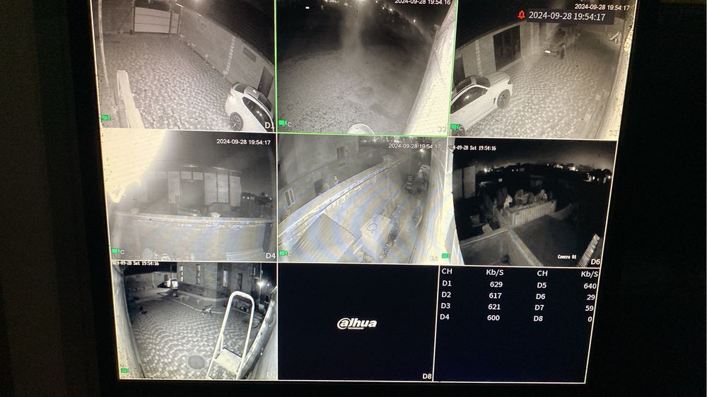 Установка видеонаблюдения