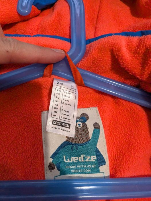 Combinezon 2 ani iarna decathlon