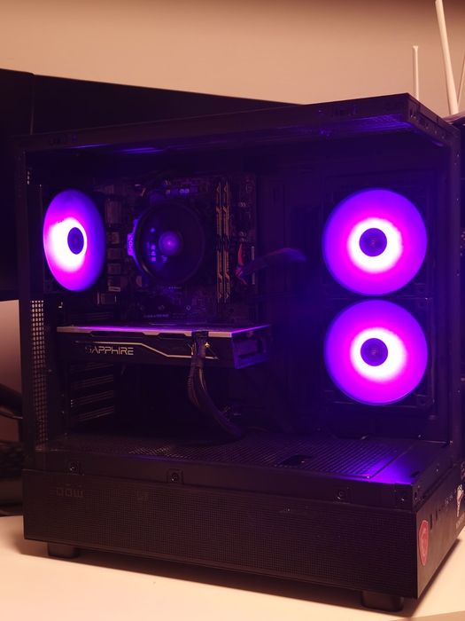 Геймърски компютър ryzen 5/rx580/16gb ram/1tb ssd