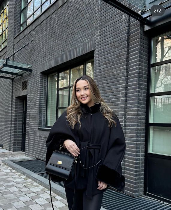 дизайнерский кейп-пальто BIQEM