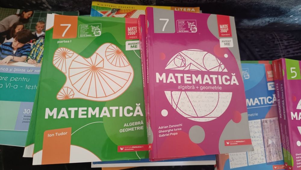 Vând manuale cărți culegere matematica gimnaziu teste evaluare