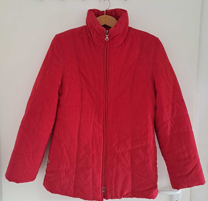 Дамско зимно яке - червено