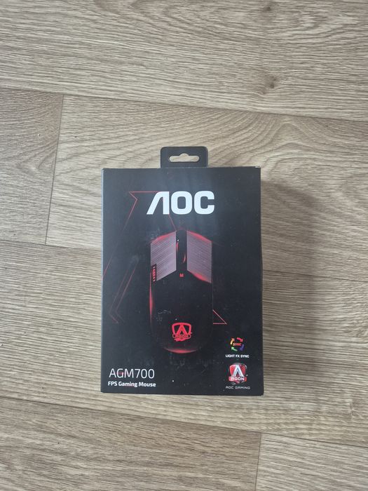 Игровая мышь AOC AGM700. Новая. Топ-сенсор.