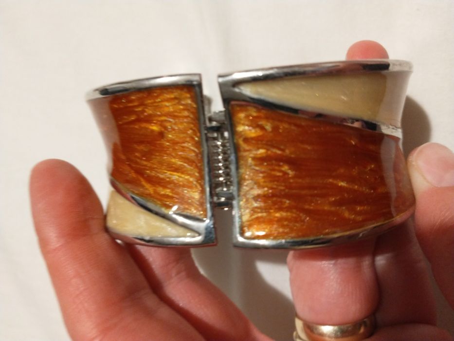 Bratara inox si email