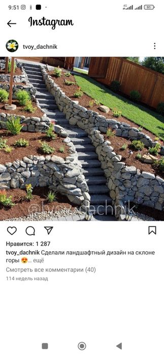 Хар хил турдаги кучатлар ва ландшафтном дизайн прудлар ва бошка