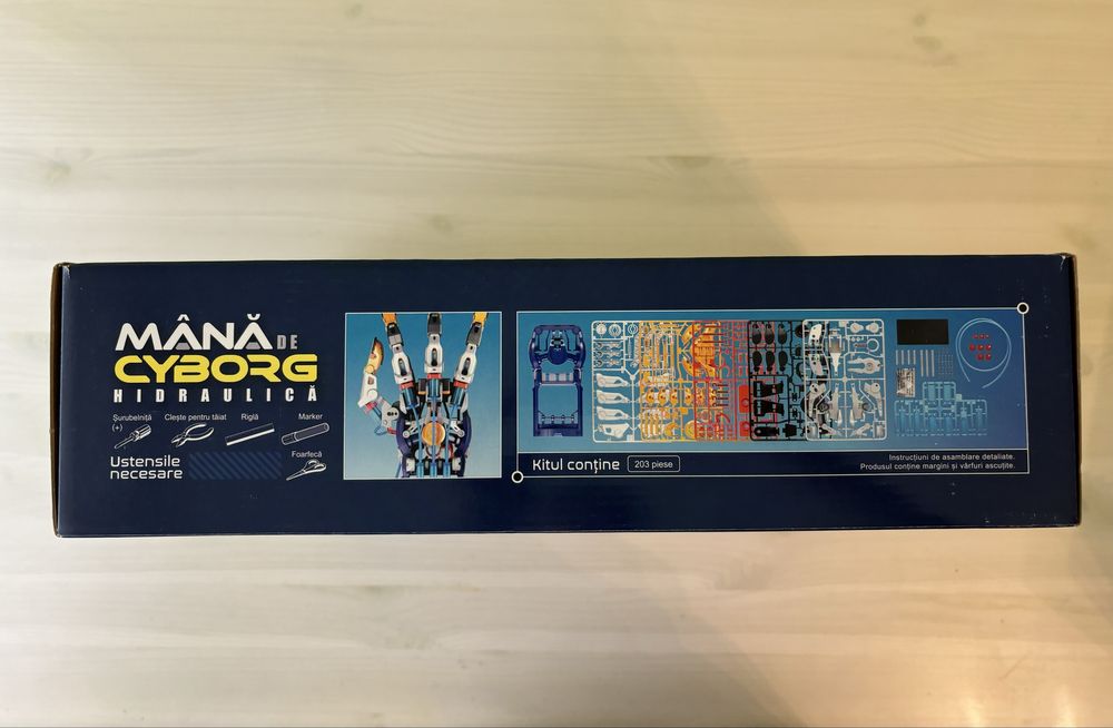 Kit robotica: Mana de Cyborg hidraulica
