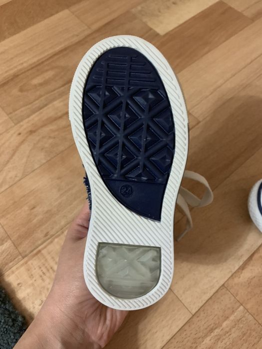 Джинсовые кеды Converse