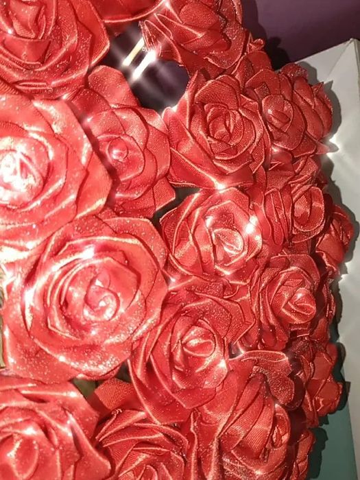 Розы из ленты на заказ