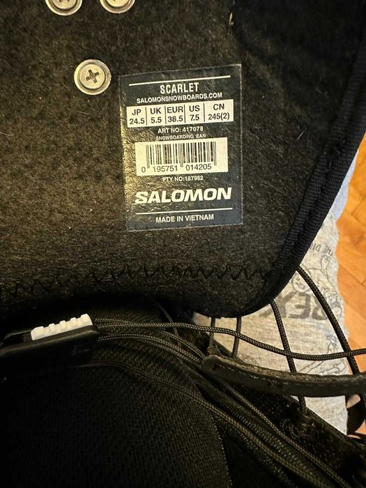 Boots Salomon Scarlet