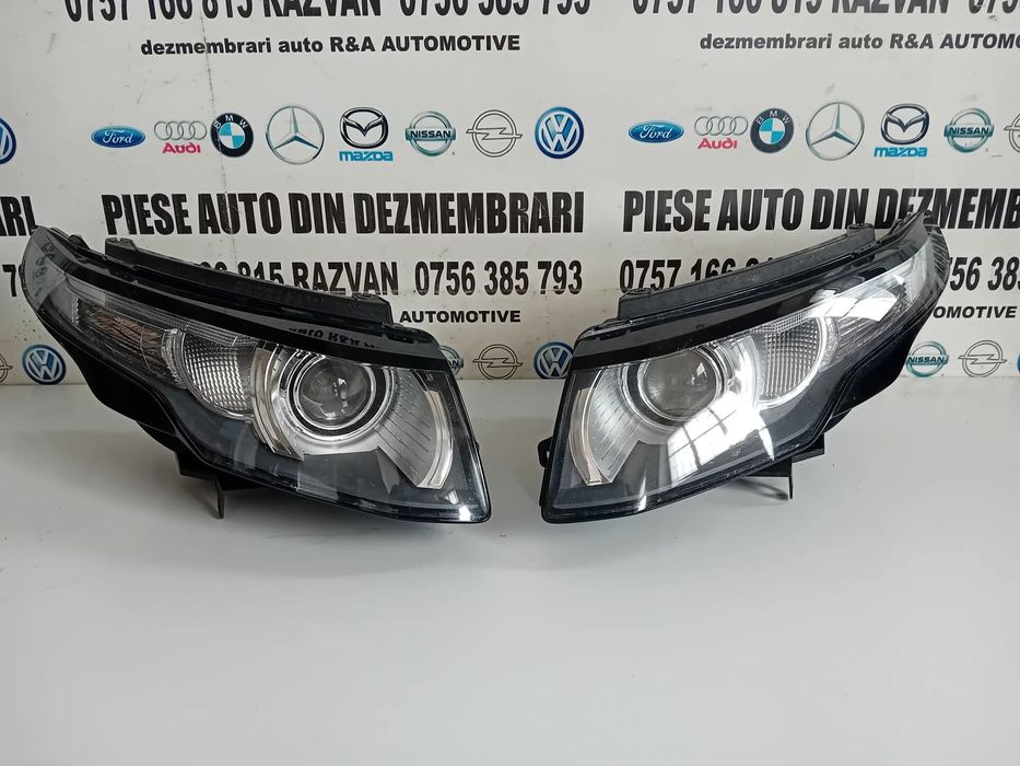 Faruri Far Stanga Dreapta Range Rover Evoque L538 2011-2015 Impecabile Halogen Anglia
