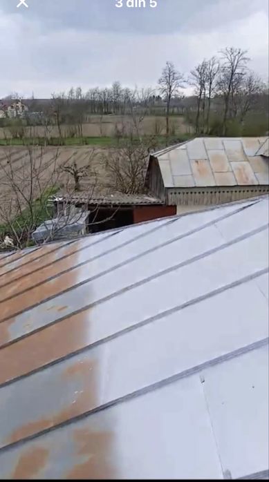 Vopsim tabla pe casa si garduri