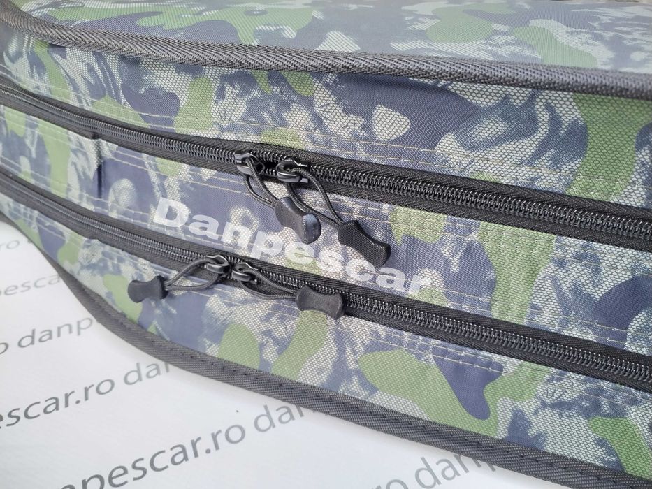 Geanta HUSA WB rigida pentru 3 lansete cu mulinete lungime 140cm