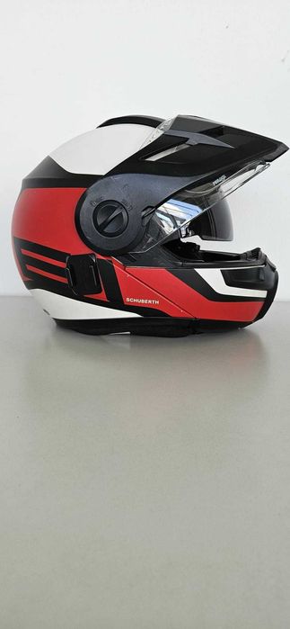 Casca moto Schuberth E1 Adventure + Intercom Sena | Marime L | 1000 lei NEGOCIABIL