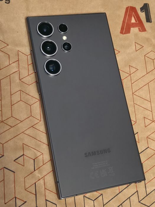 КАТО НОВ 512GB Samsung S24 Ultra Гаранция от A1 до 2026г. Black