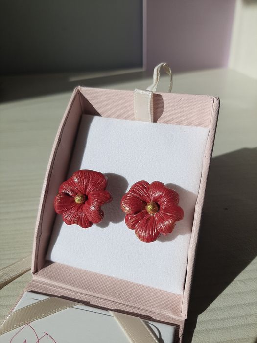 Обеци от полимерна глина