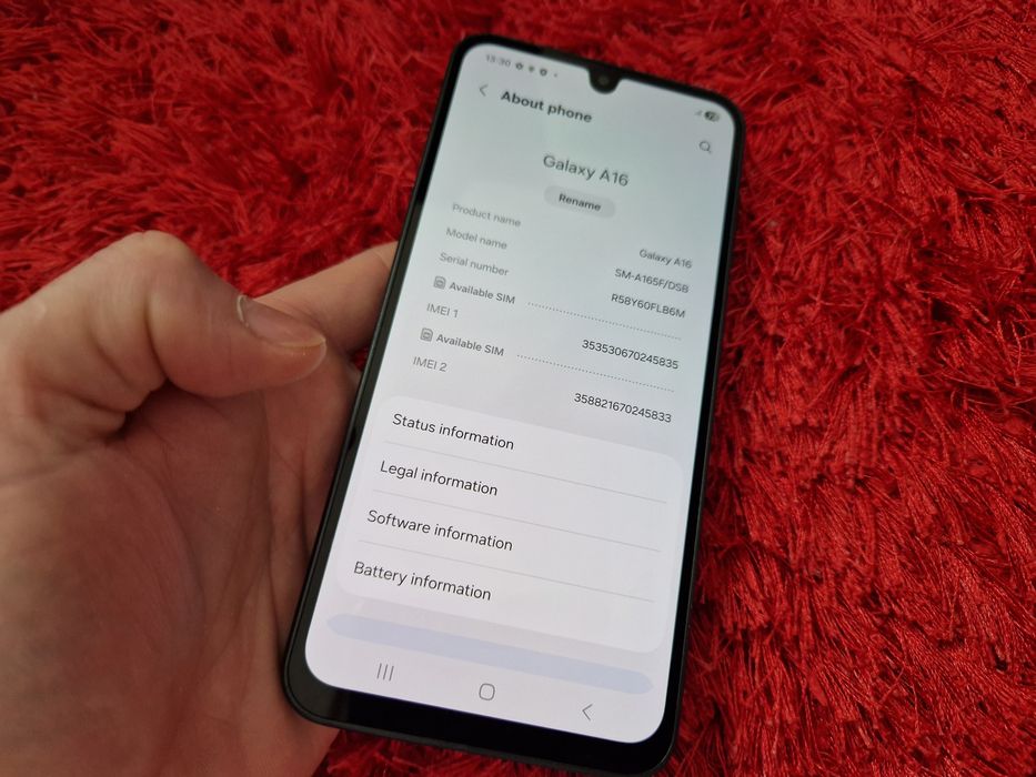 -Samsung A16, Black, 128Gb, 4Ram, stare foarte buna, doar telefonul, p