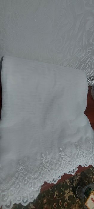 Тюль  сетка айвори