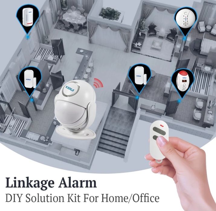 Senzori alarmă 120 DB wireless aplicație mobilă pe telefon telecomandă