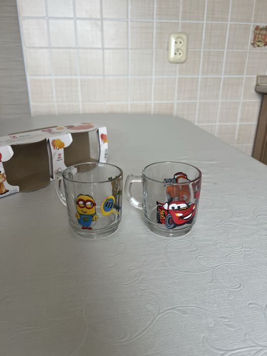 Кружки стеклянные