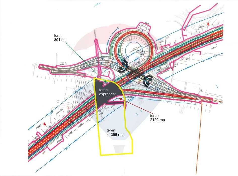 Terenuri Investitie 43485 mp Ungheni-Mures / Autostrada