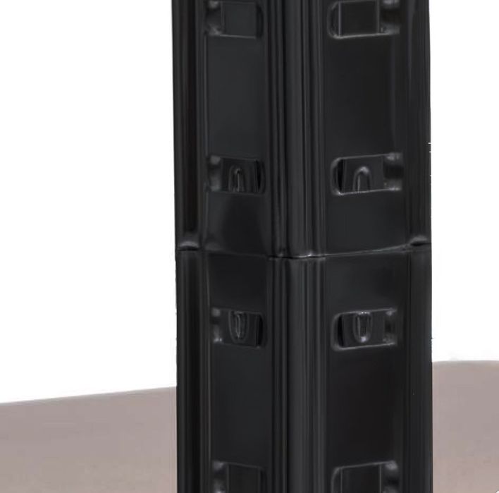 Raft rezistent LEZITER 150x70x30 cm 150 kg negru